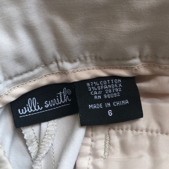 Willi Smith Cropped Khaki Chino Pants - Picture 3 of 9